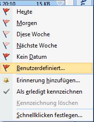 Nachverfolgung Outlook