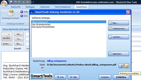 Outlook-Download Anhang Assistent