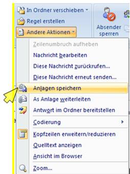 Anlagen speichern