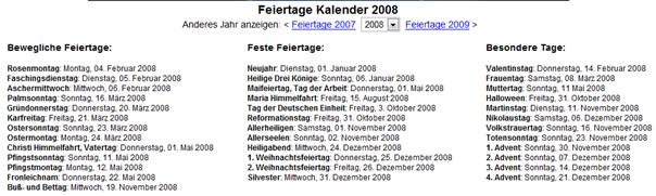 Feiertage