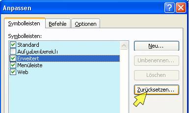 symbole in outlook