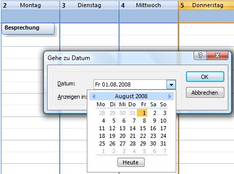 outlook termin
