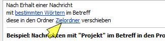 regeln in outlook einrichten