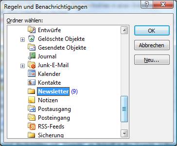 regel outlook