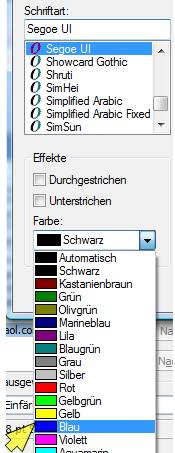 outlook einfärben