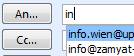 outlook gedächtnis