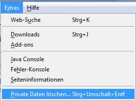 firefox löschen