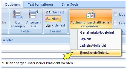 abstimmung outlook