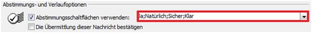 outlook abstimmungen