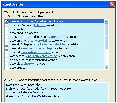 outlook spam