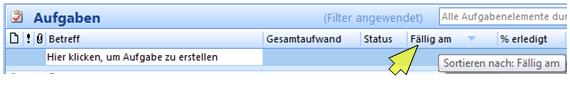 outlook ansicht