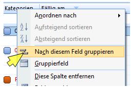 outlook ansichten