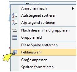outlook ansichten anpassen