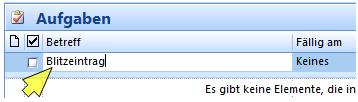 outlook aufgabe