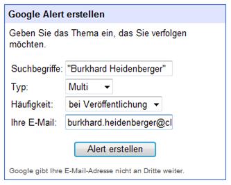 google alerts