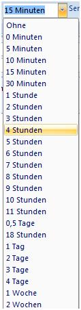outlook erinnerung