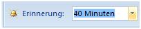 Erinnerung Outlook