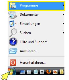 windows start