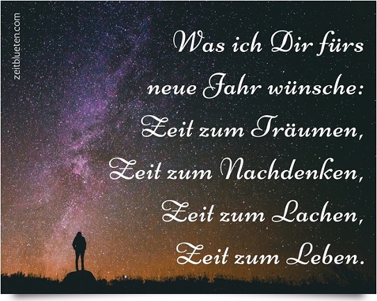 Neujahrswünsche Sprüche &amp; Zitate zum Jahreswechsel Zeitblüten