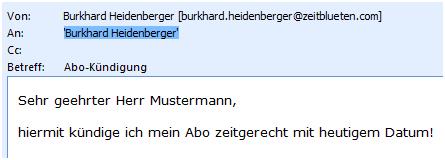 e mail fälschen