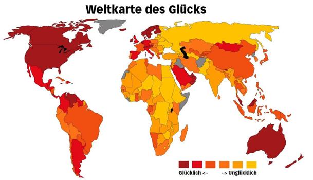 weltkarte des glücks