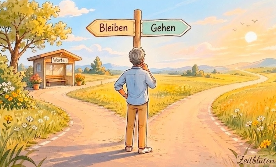 Wenn die Entscheidung schwer fällt: Bleiben oder gehen?