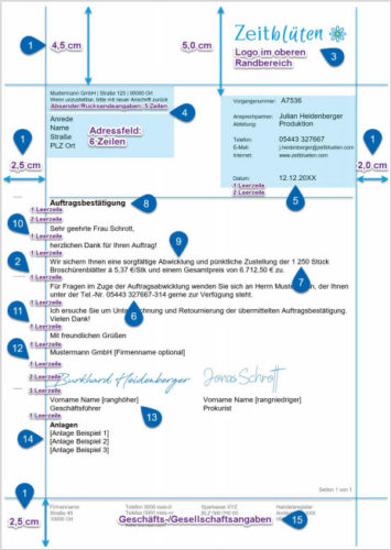 Geschäftsbrief Din 5008 Vorlage Word 2020 Geschäftsbrief nach DIN 5008 richtig schreiben (inkl. Muster & Vorlage