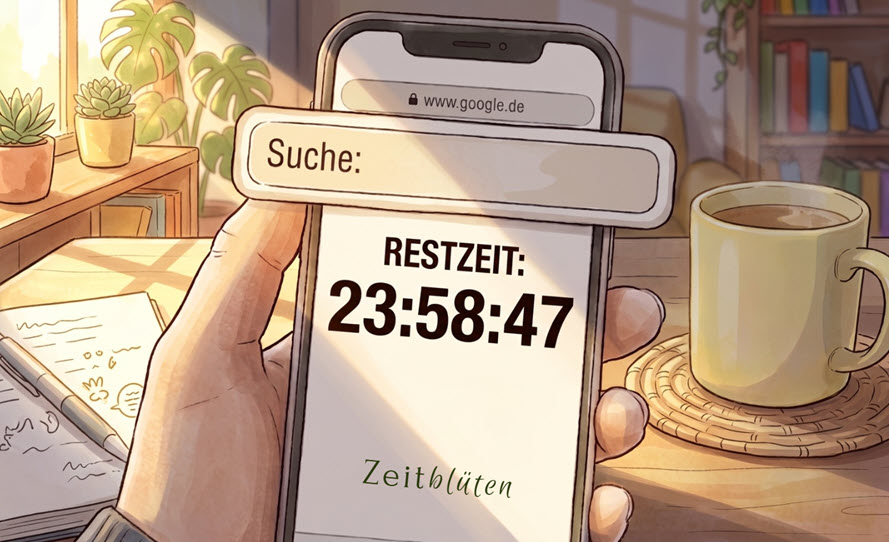 Statt sofort nachschlagen, sich 24 Stunden zum Erinnern gewähren