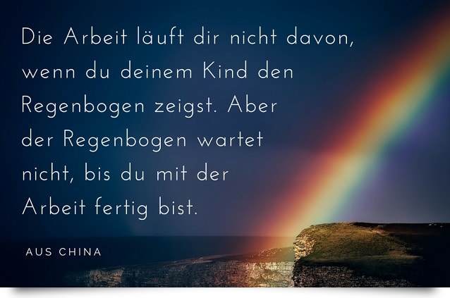 Regenbogen zitat Die besten