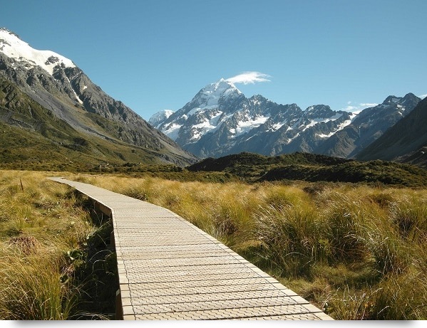 Hooker Valley Track, Neuseeland