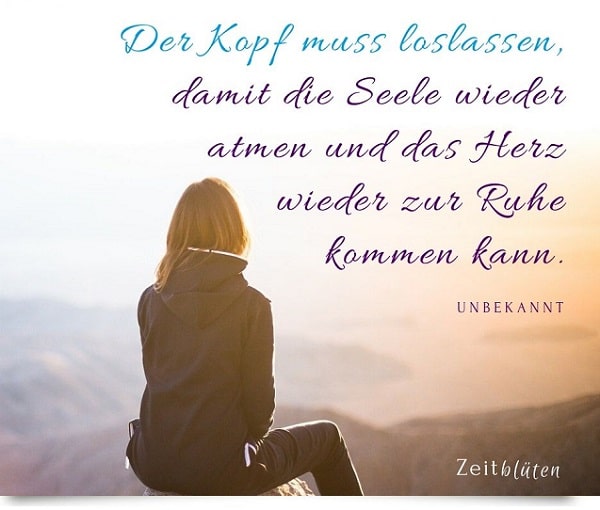 In loslassen spruch liebe Loslassen in